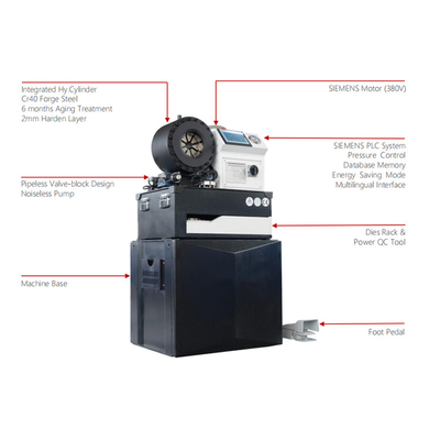 Factory Touch Screen High Pressure Hydraulic Hose Machine Hose Crimping Crimper