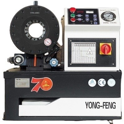 Building Material Shops YONG-FENG Y120 CE Hydraulic Rubber Pipe Crimping Machinery