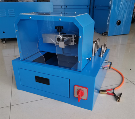 Building material shops CE full automatic dustless hose cutting peeling machine and braided hose tool skiving machine